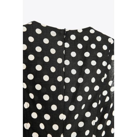 ZARA ZW COLLECTION SLEEVELESS MIDI DRESS - Picture 9 of 9